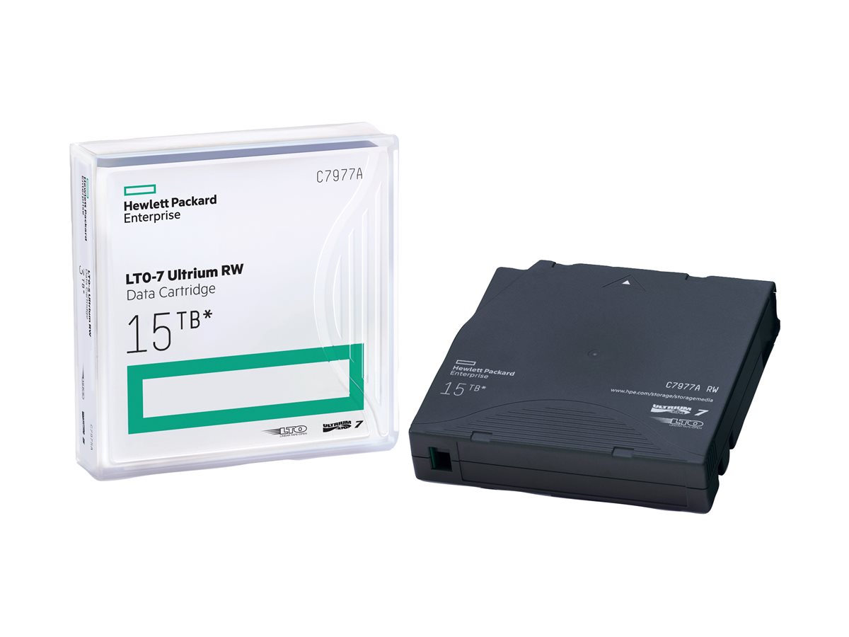 HPE Ultrium RW Data Cartridge - LTO Ultrium 7 - 6 TB / 15 TB - skifferblå
