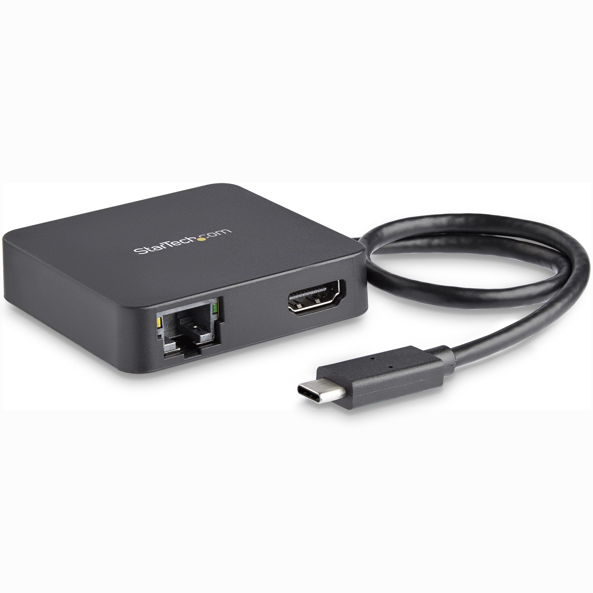 StarTech.com USB C Multiport Adapter, Portable USB-C Mini Dock 4K HDMI Video, Gigabit Ethernet, USB 3.0 Hub (1x USB-A 1x USB-C), USB Type-C Multiport billede