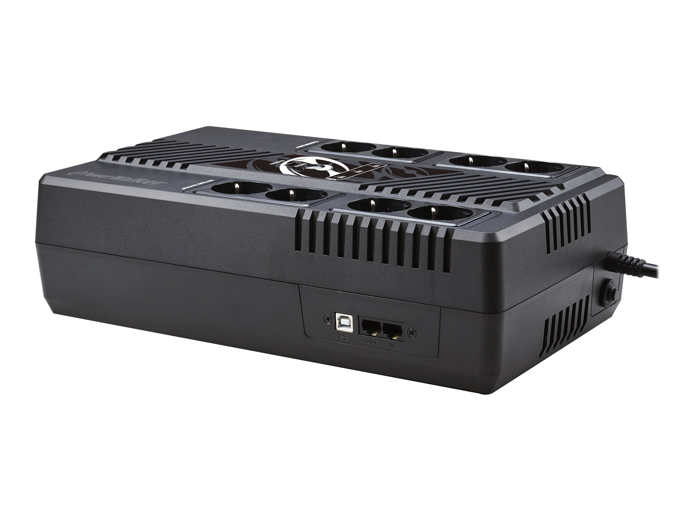 BlueWalker 10121166 - PowerWalker VI MS - 1000VA/600W - Line Interactive UPS