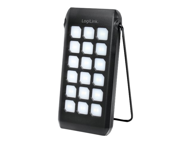 LogiLink Solarstrømbank 10000mAh 18Watt 1xUSB-A 1xUSB-C Sort Orange