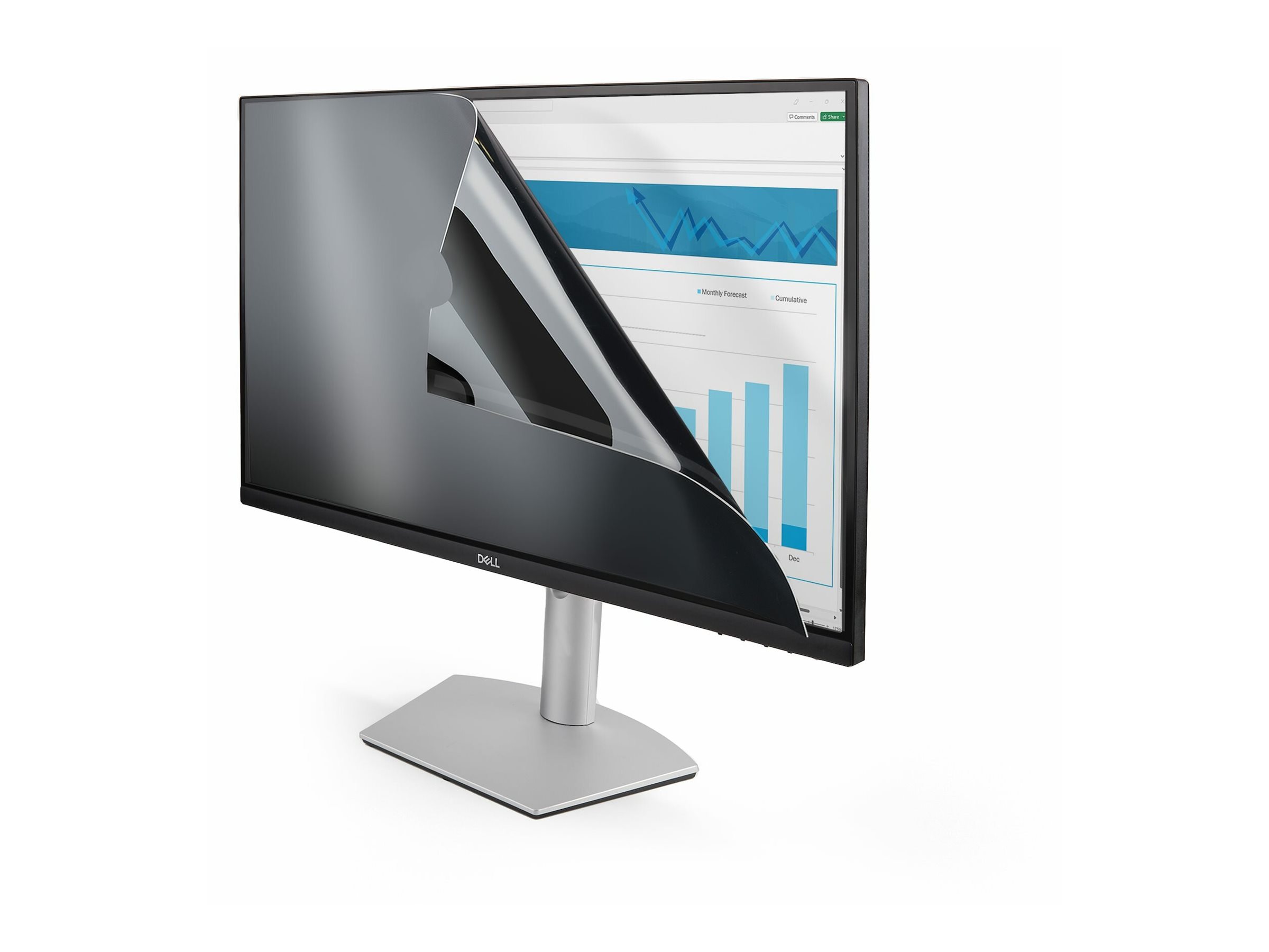 StarTech 31.5-inch 16:9 Computer Monitor Privacy Screen/Filter - Privacy-filter for skærm - 2-vejs - aftagelig - stik i/klæbemiddel - 31.5 - sort