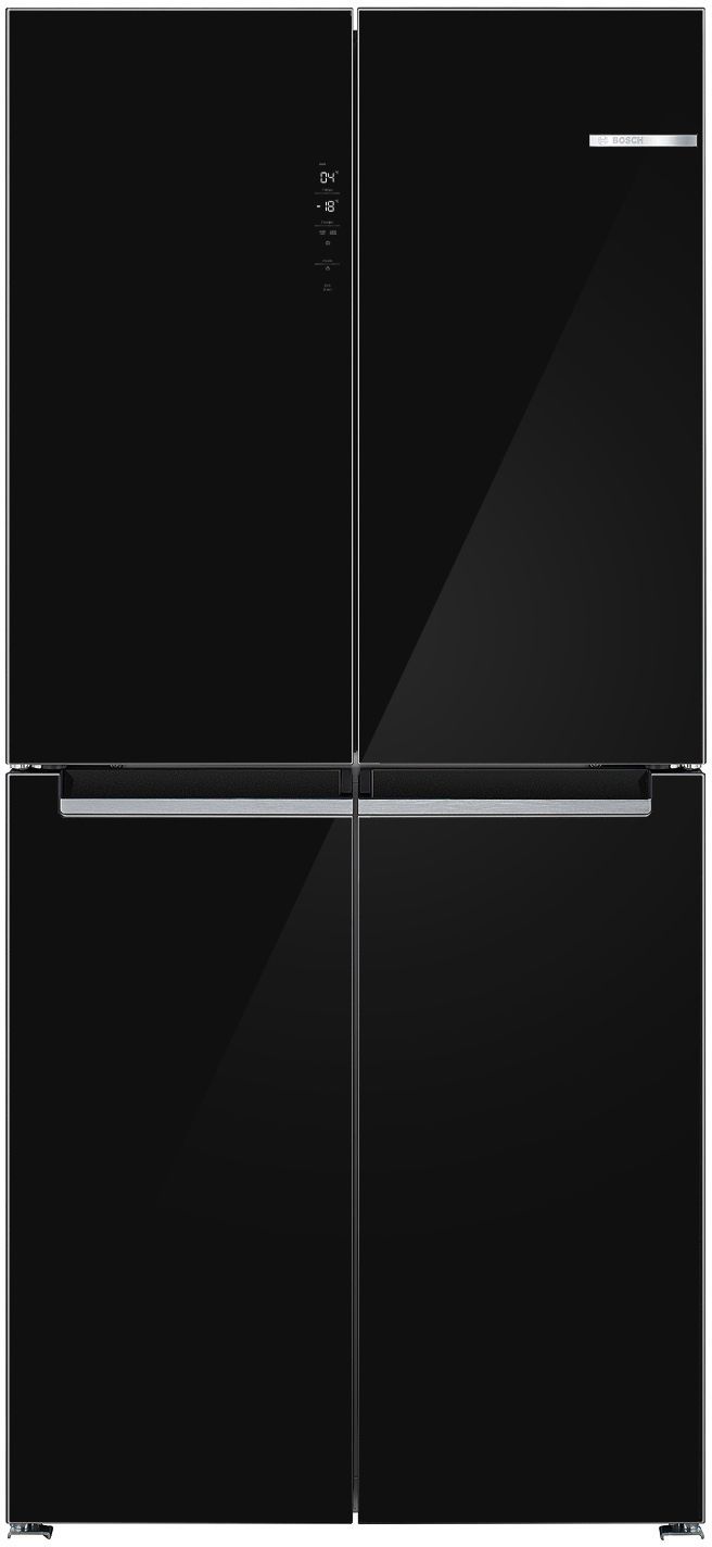 Bosch Serie 4 KMC85LBEA side-by-side køle-fryseskab Fritstående 547 L E Sort billede