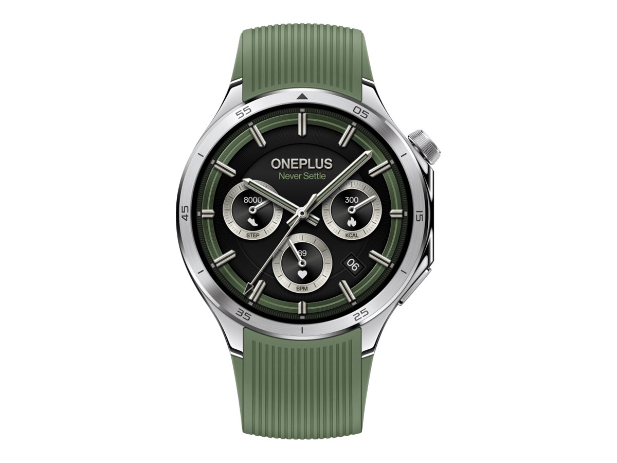 OnePlus Watch 3 46 mm Grøn Sølv SmartWatch