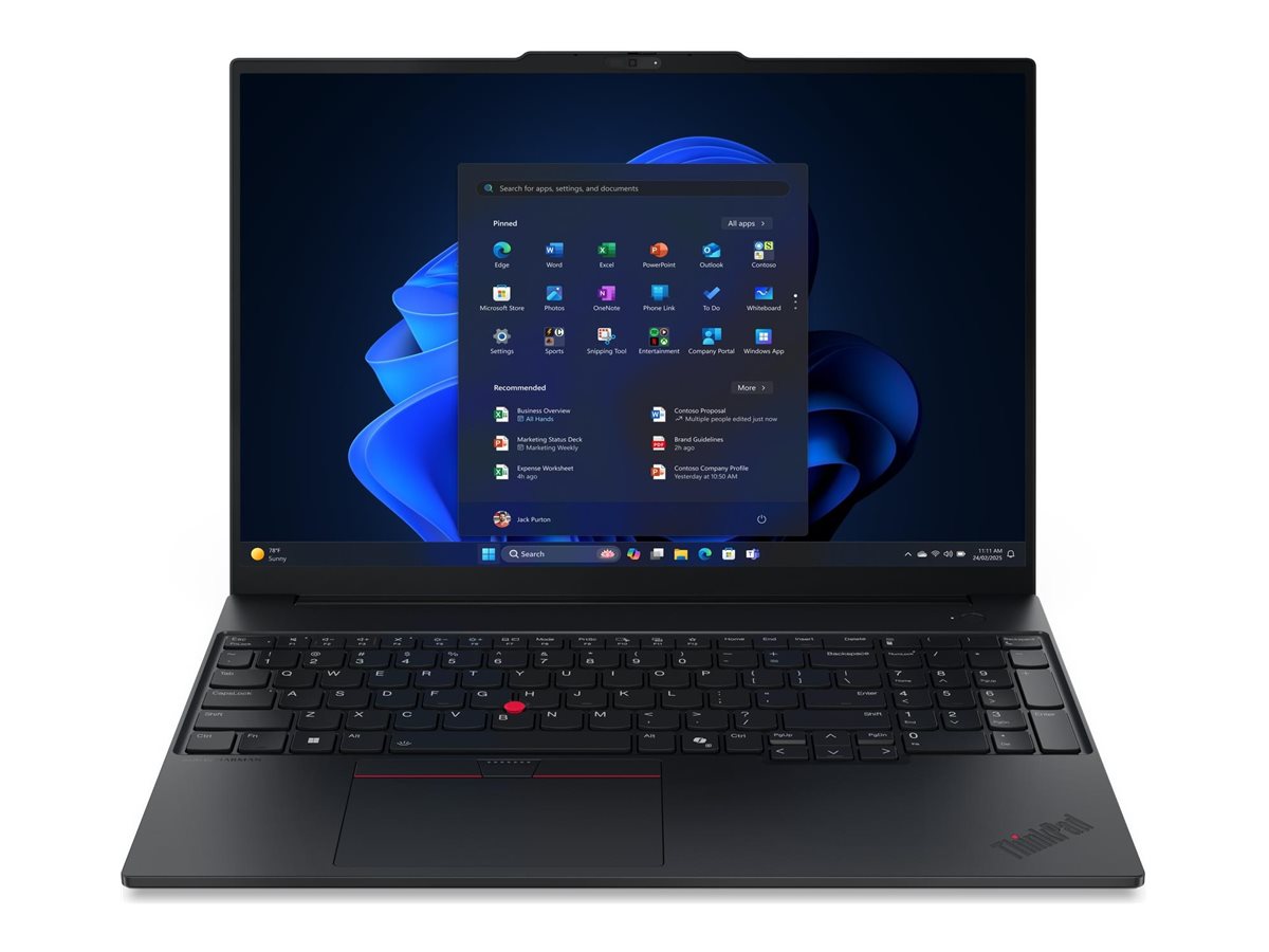 Lenovo ThinkPad E16 Gen 3 (Intel) 16" 1920 x 1200 (WUXGA) 225U 16GB 512GB Intel Graphics Windows 11 Pro