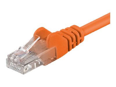 Goobay Netværkskabel CAT 5e, U/UTP, orange, 3 m kobberbeklædt aluminiumleder (CCA)