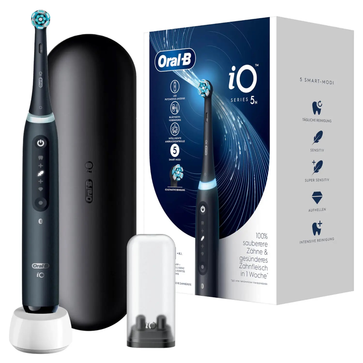 Braun Oral-B iO Series 5, Electric Toothbrush (matt black)