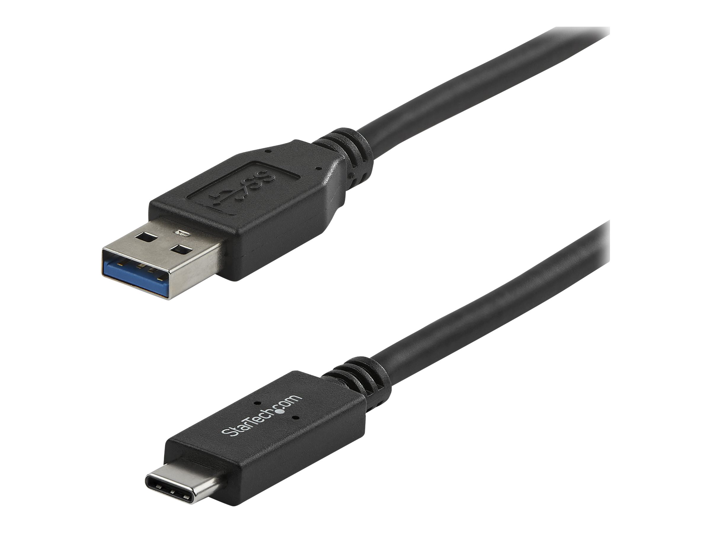 StarTech.com 3 ft 1m USB to USB C Cable - USB 3.1 10Gpbs - USB-IF Certified (USB31AC1M) USB Type-C kabel 1m Sort