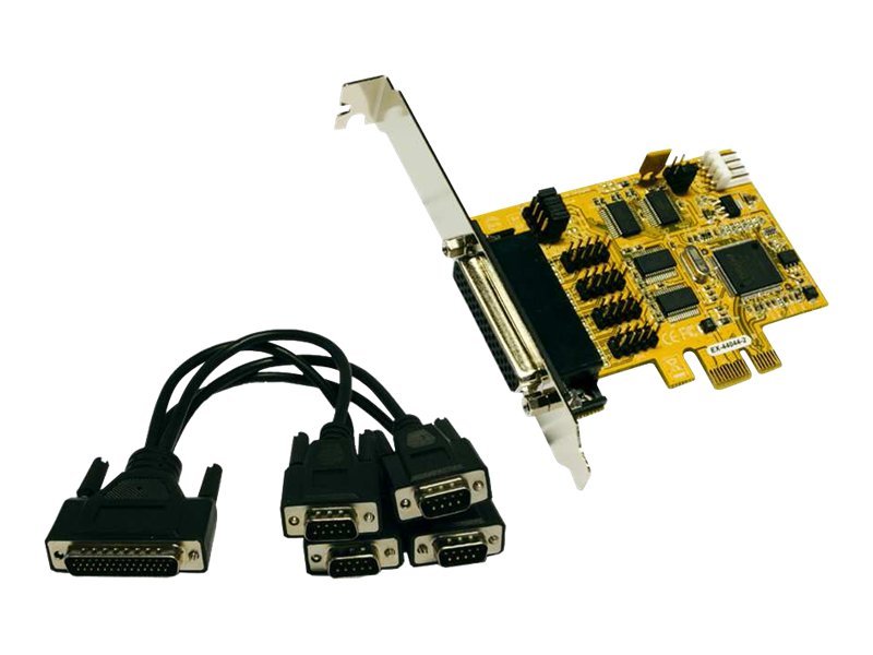 Exsys EX-44044-2 - Seriel adapter - PCIe x16 - RS-232/V.24 x 4