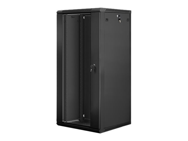 Lanberg WF01-6627-10B - 27U - Wall Mount Rack Cabinet