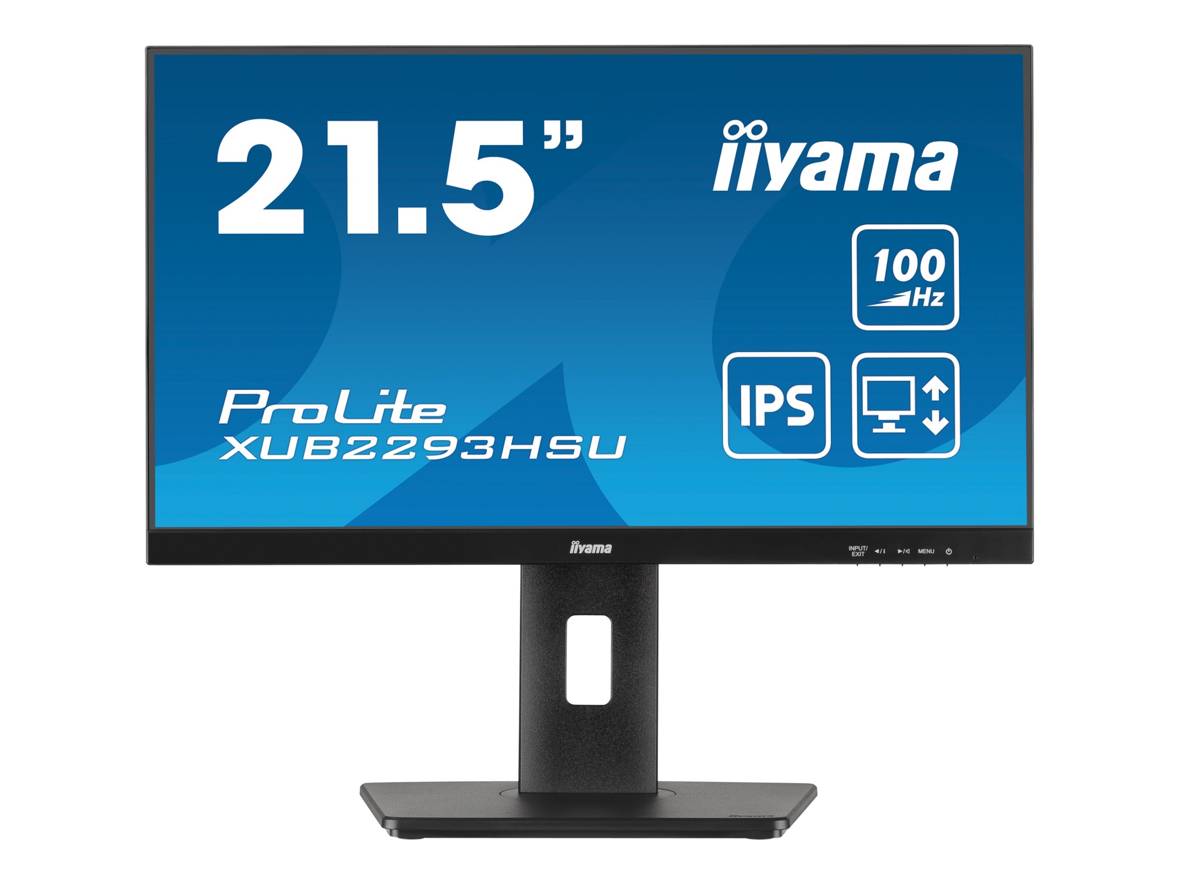 iiyama ProLite XUB2293HSU-B7 21.5" 1920 x 1080 (Full HD) HDMI DisplayPort 100Hz Pivot Skærm