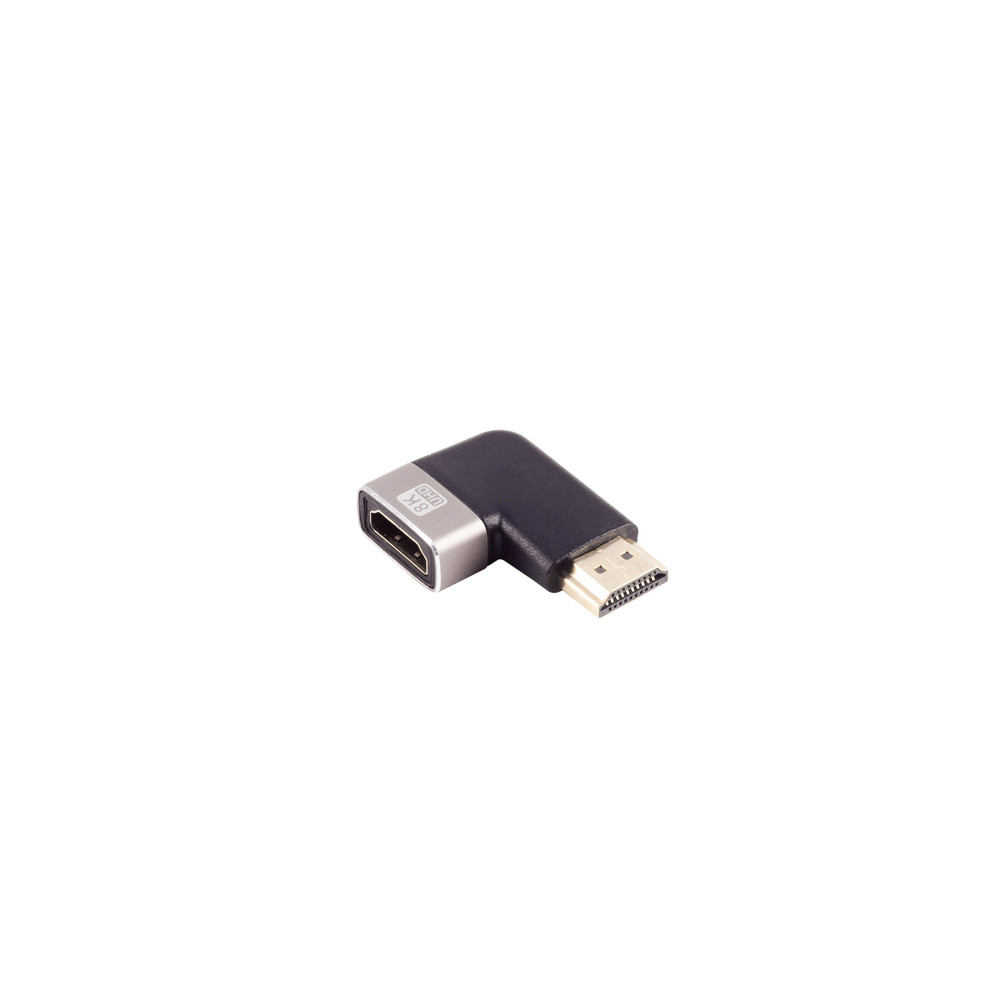 S-Impuls Hdmi Adapter 90° Vinkel Venstre 8K Metal
