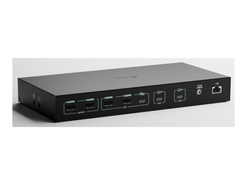I-Tec - docking station - USB-C / USB4 / Thunderbolt 3 / Thunderbolt 4 / Thunderbolt 5 - 2 x HDMI 2 x USB-C - 1GbE