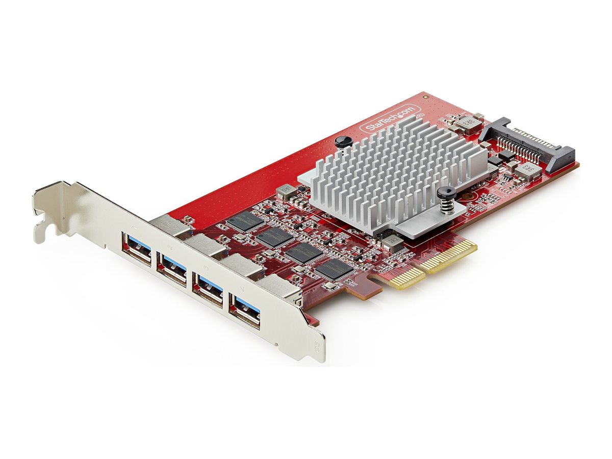 StarTech.com - USB adapter - PCIe 3.0 x4 - USB 3.2 Gen 2 x 4 - TAA Compliant