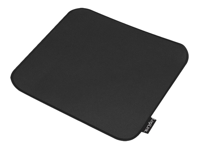 LogiLink Gaming mouse pad stitched edges 250 x 220 mm black