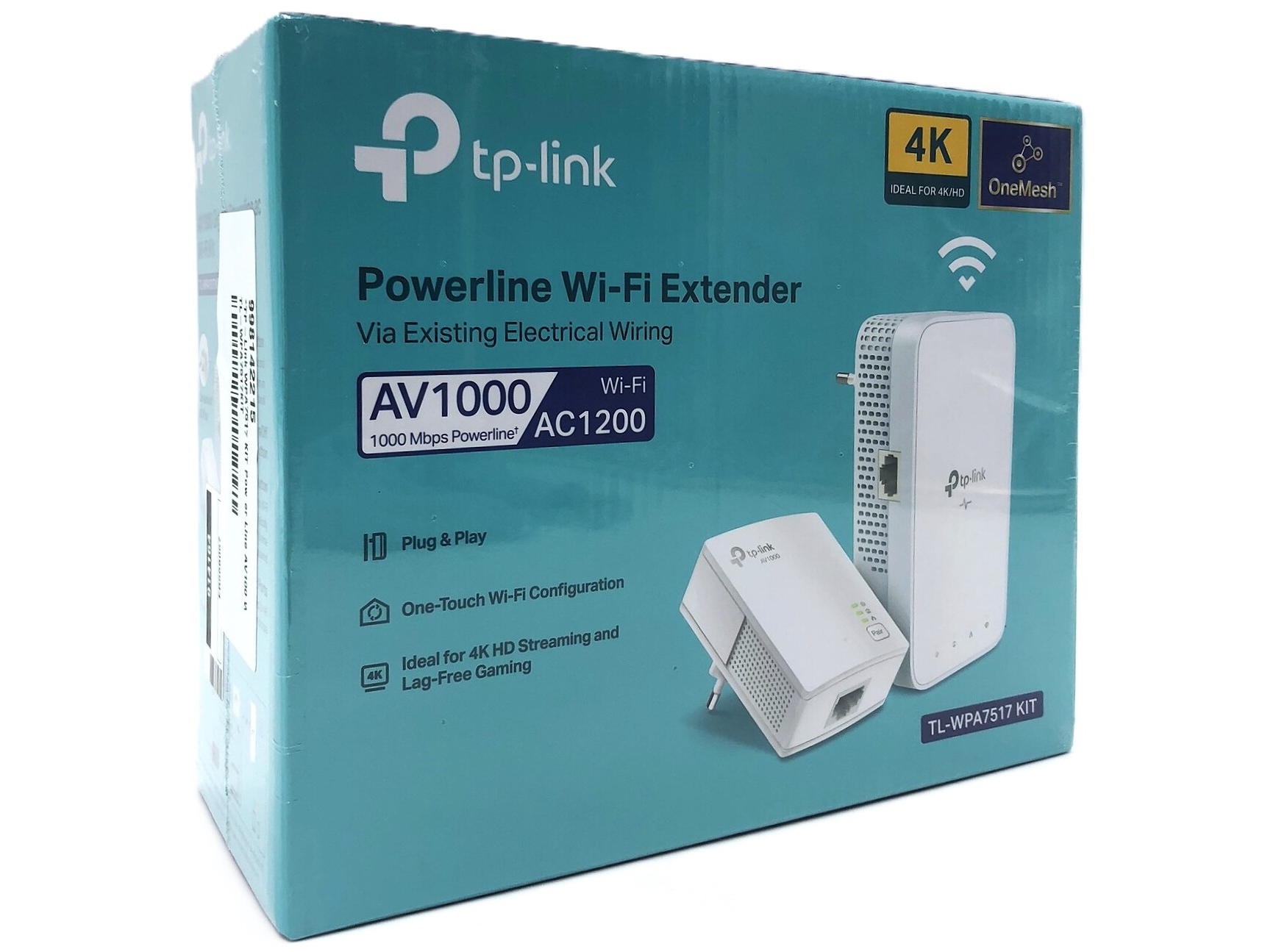 TP-Link TL-WPA7517 KIT AV1000 Gigabit Powerline AC Wi-Fi Kit Homeplug / PowerLine