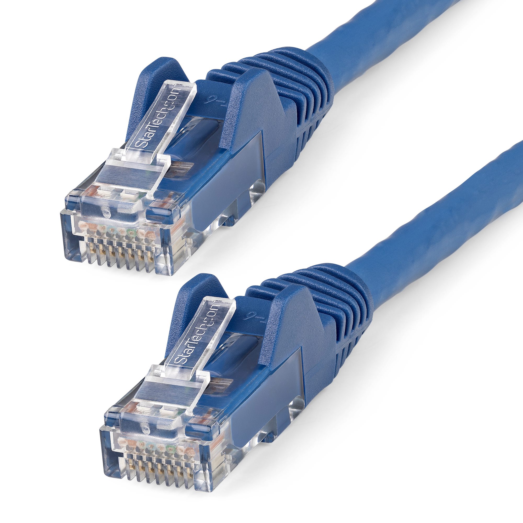 StarTech.com 1m LSZH CAT6 Cable, 10 Snagless RJ45 100W Network Patch Cord Strain Relief, CAT 6 10GbE UTP, Blue, Individually Tested/ETL, Low Smoke
