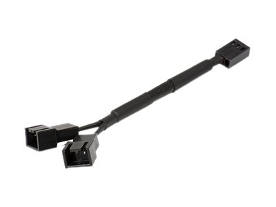 Phanteks 3-PIN intern spænding (male) - 3-PIN intern spænding (female) Sort 11cm Splitter til blæser