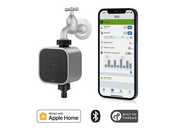 Eve Home Eve Aqua - Smart vandstyring med Apple HomeKit-teknologi