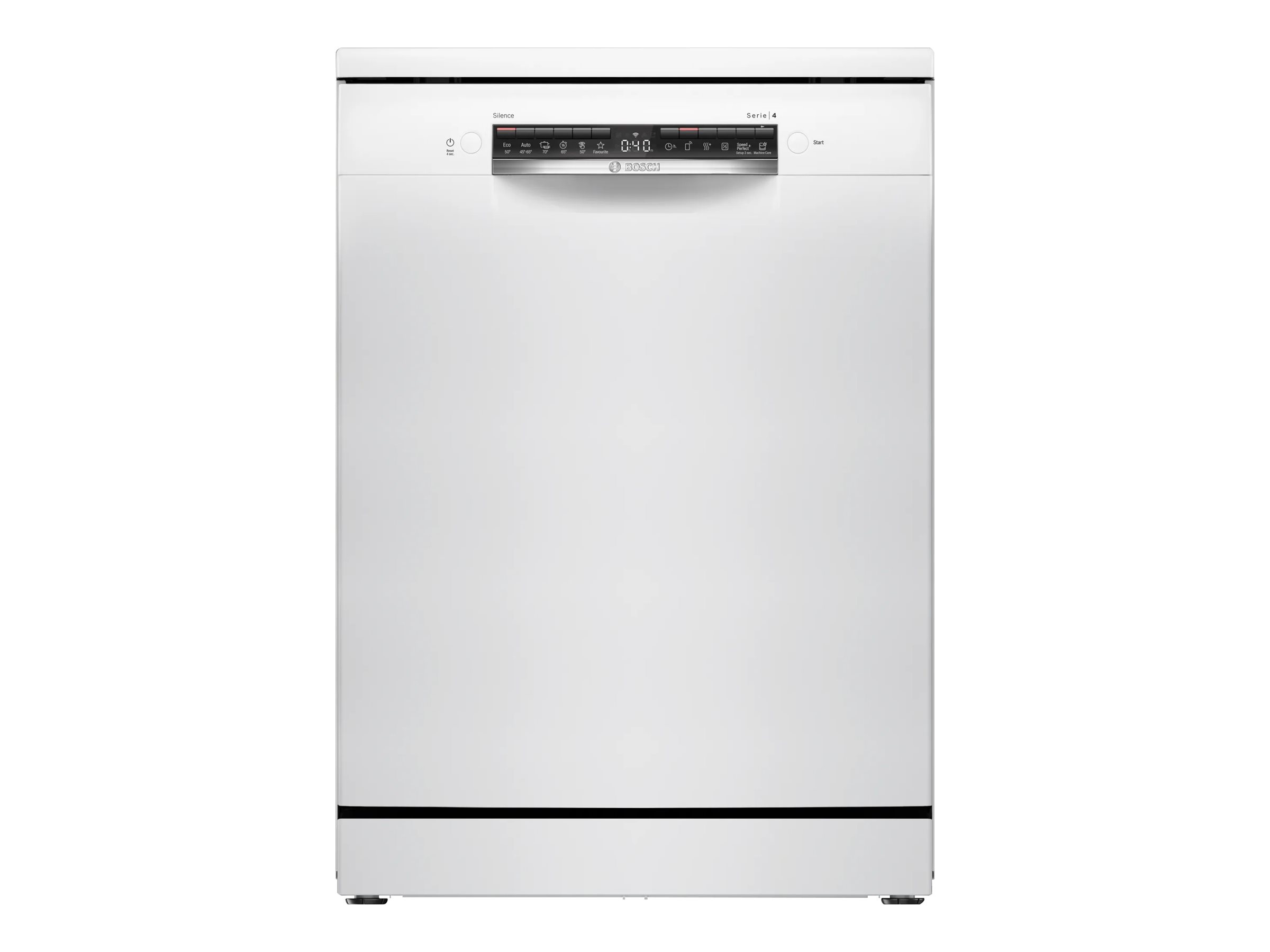 Bosch Serie | 4 Klasse D Fritstående 46dB(A) Hvid