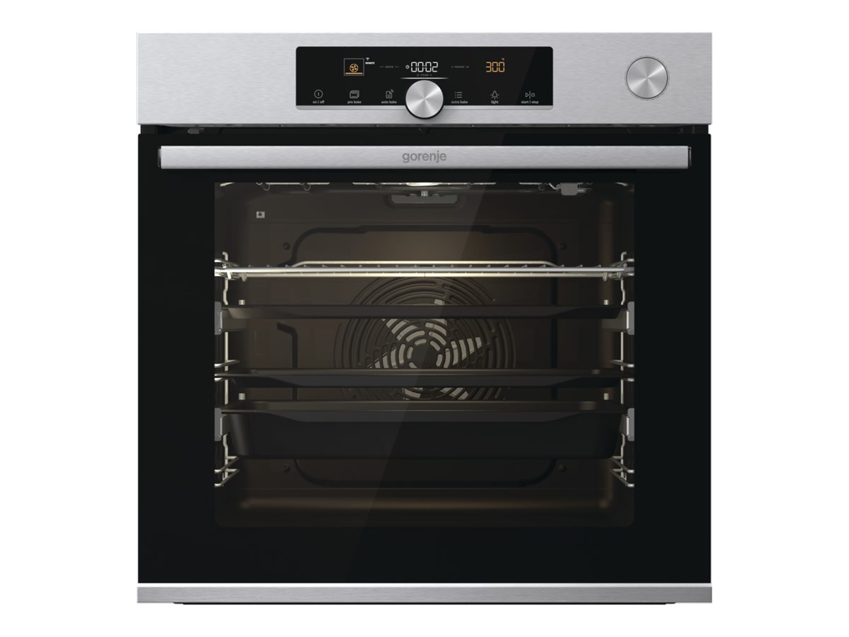 Gorenje G600 BPSA6747A08XWI - Ovn - til indbygning - Wi-Fi - niche - bredde: 56 cm - dybde: 55 cm - højde: 59 cm - med selv-rengøring - Klasse A+ - rustfrit stål