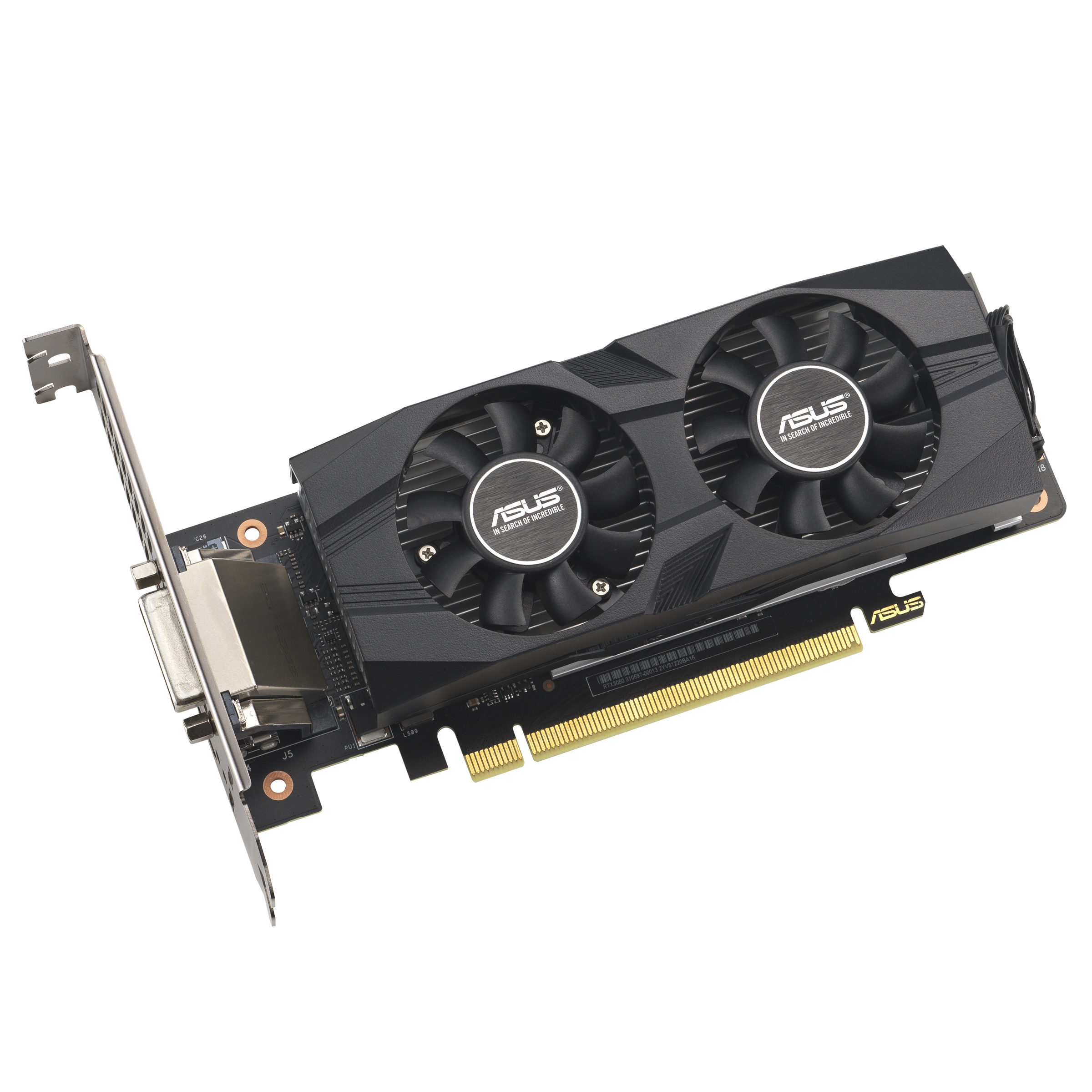 ASUS GeForce RTX 3050 Low Profile OC - 6GB GDDR6 RAM - Grafikkort