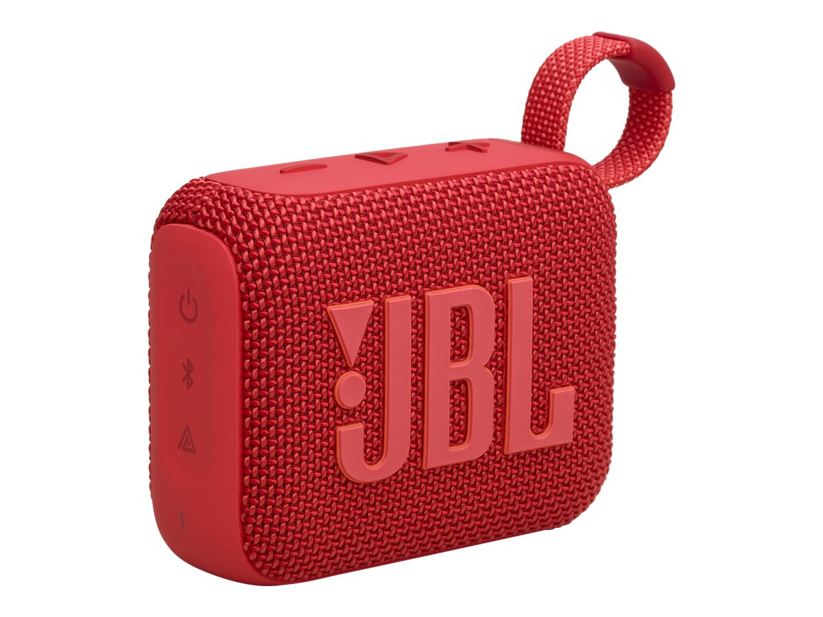 JBL Go 4 - Højttaler - til transportabel brug - trådløs - Bluetooth - App-kontrolleret - 4.2 Watt - rød