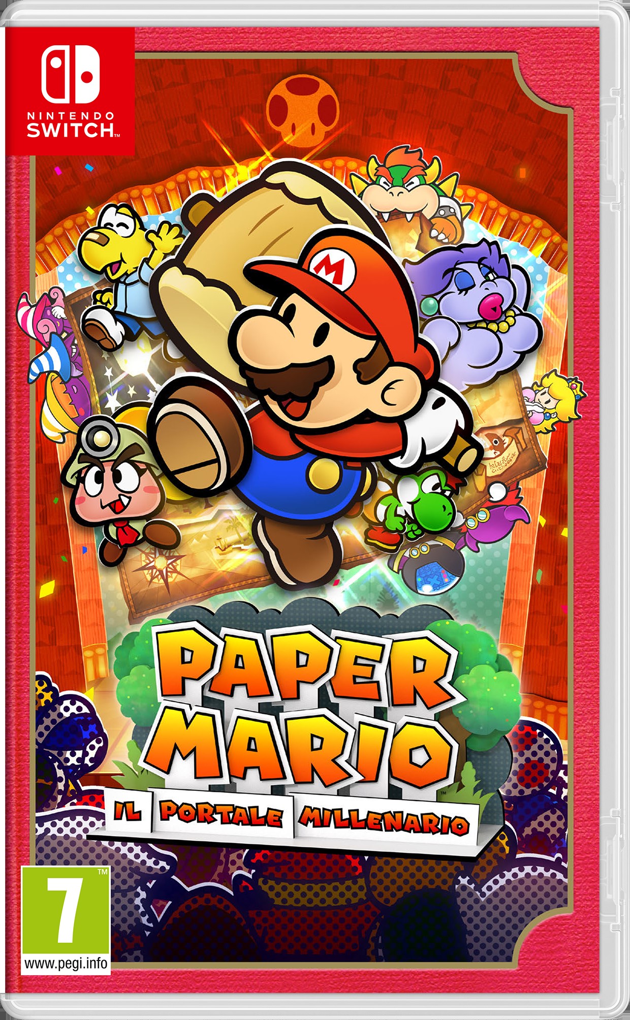 Nintendo Paper Mario: Il Portale Millenario Standard Traditionelt kinesisk, Tysk, Hollandsk, Engelsk, Spansk, Fransk, Italiensk, Japansk, Koreansk