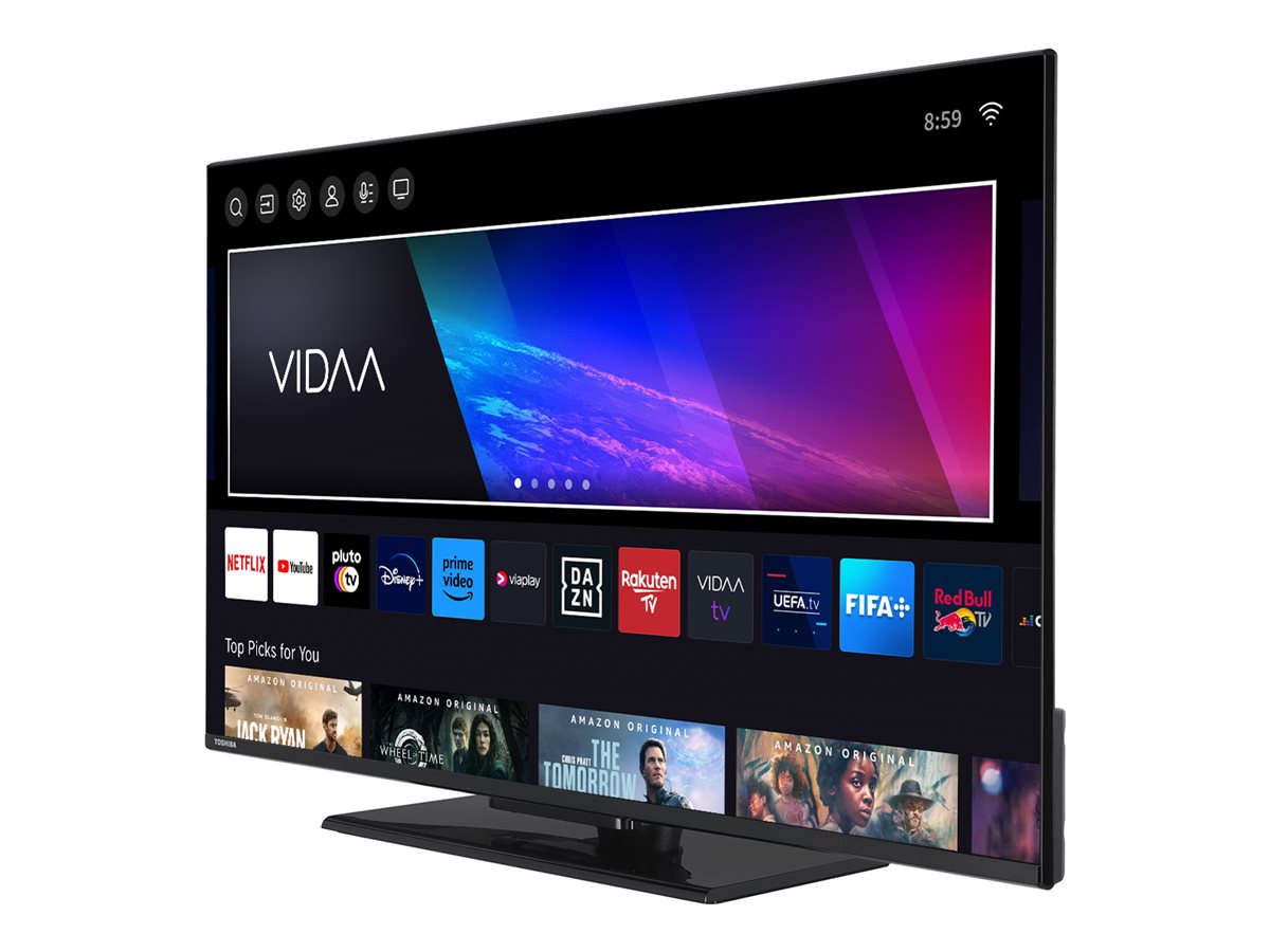 Toshiba 43QV3463DG - 43 Diagonal klasse QV34 Series LED-bagbelyst LCD TV - QLED - Smart TV - VIDAA - 4K UHD (2160p) 3840 x 2160 - HDR - Direct LED