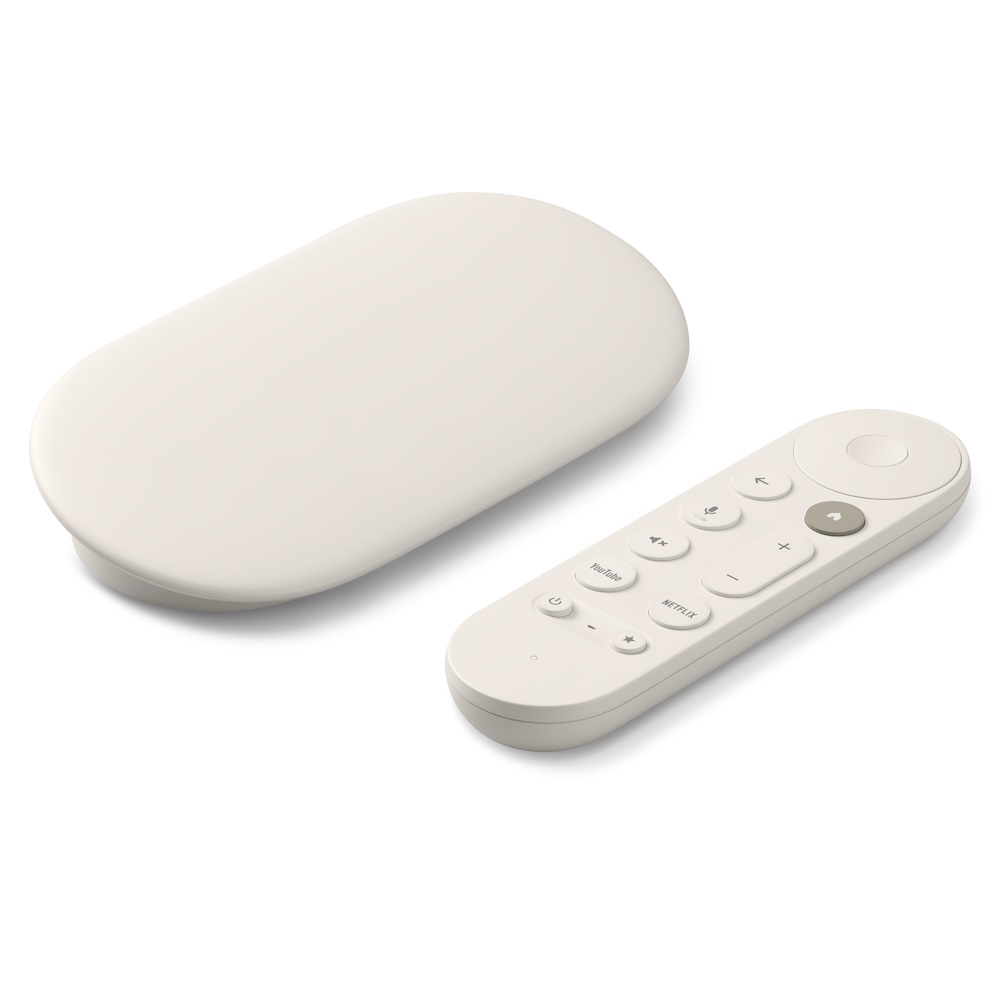 Google TV Streamer (4K) Hvid Chromecast - GEEKD.dk