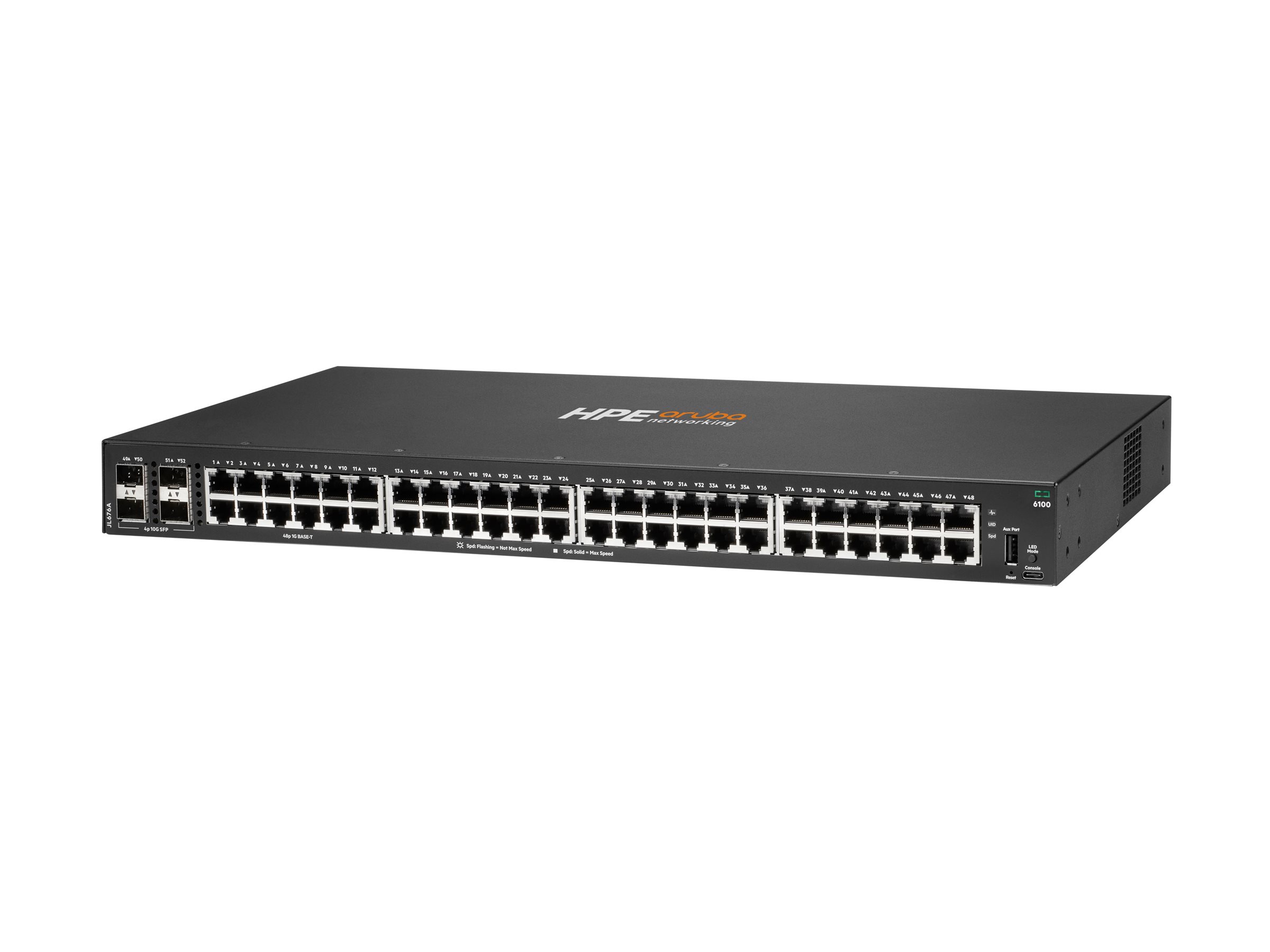HPE Aruba 6100 48G 4SFP+ Switch Switch 52-porte 10 Gigabit Ethernet