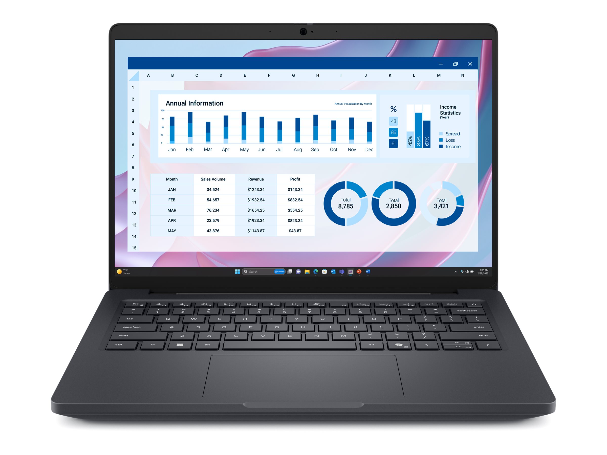 Dell Pro Max 14 MC14255 - AI PC - AMD Ryzen AI 7 PRO - 350 / op til 5 GHz - Win 11 Pro - Radeon 860M - 16 GB RAM - 512 GB SSD SED, NVMe - 14 1920 x 1200 (Full HD Plus) - Gigabit Ethernet - Wi-Fi 7 - magnetit - BTP - med 3 års Basic Onsite