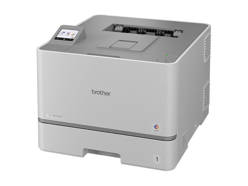 Brother HL-L8570CDW - Printer - farve - Duplex - laser - A4/Legal - 2400 x 600 dpi - op til 33 spm (mono) / op til 33 spm (farve) - kapacitet: 300 ark - USB 2.0, Gigabit LAN, Wi-Fi(n)