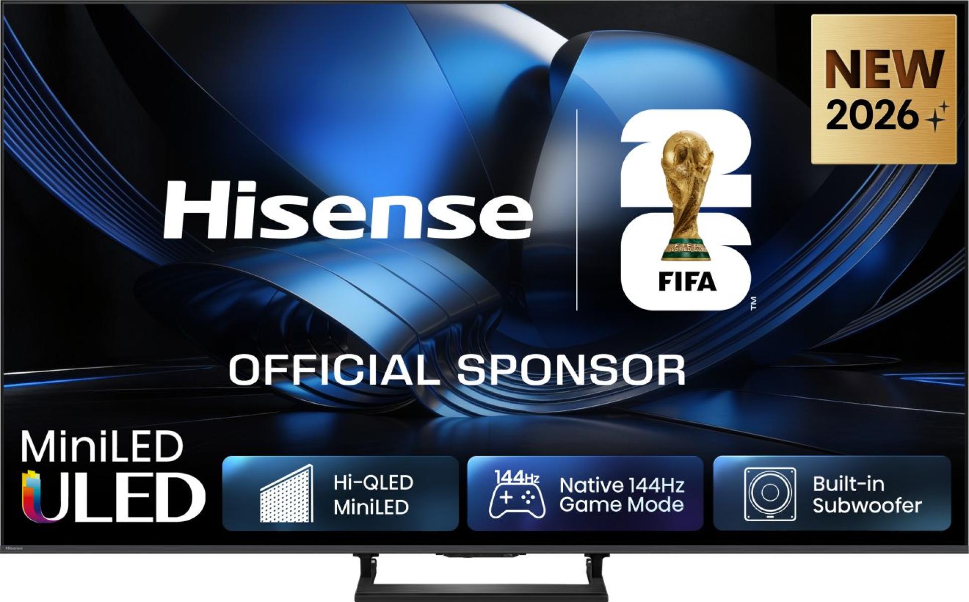 Hisense 75U7DSE 190,5 cm (75") 4K Ultra HD Smart TV Wi-Fi Sort