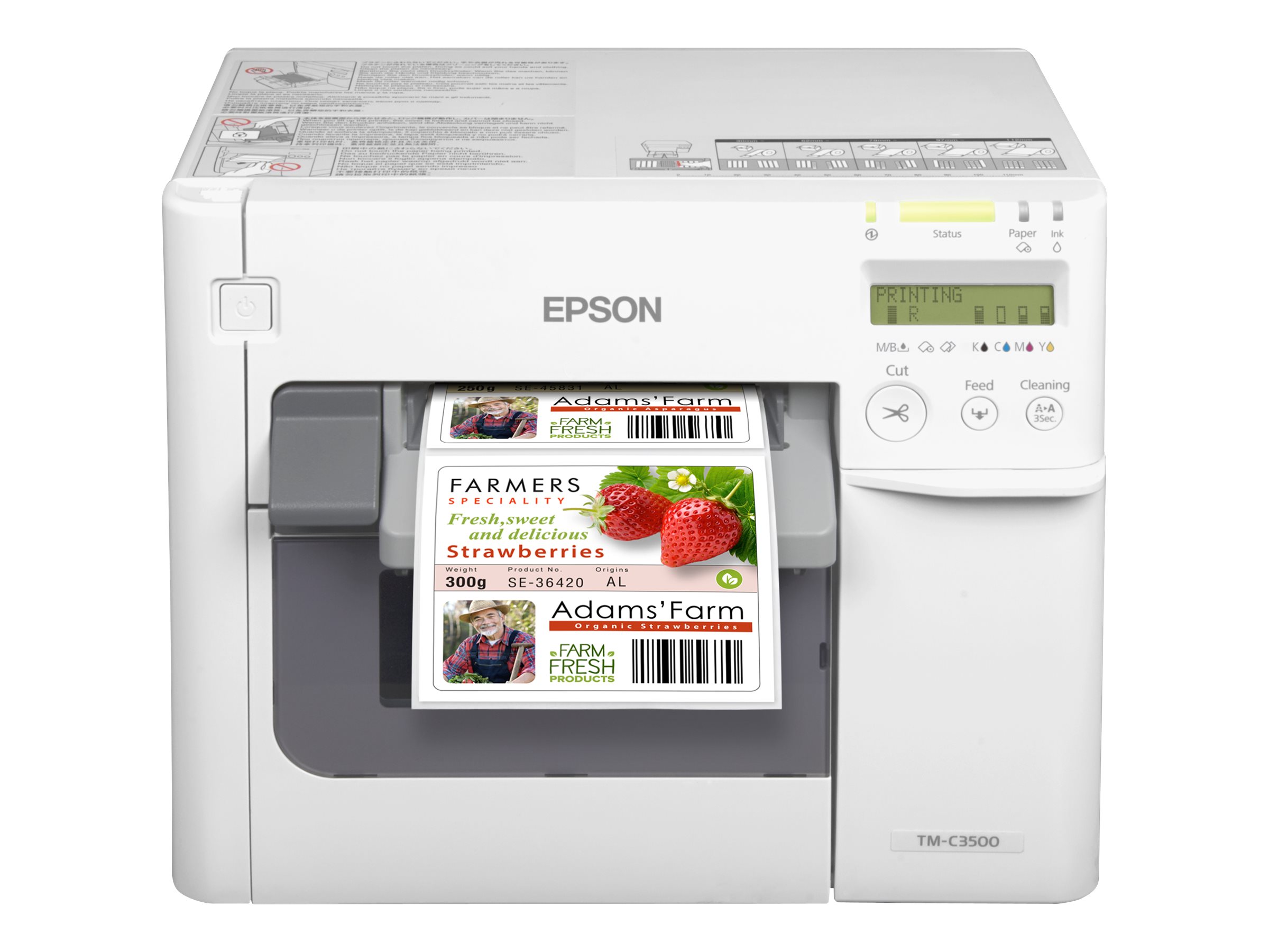 Epson Tm-c3500 Color Etiketprinter Usb/lan Inkl. Nicelabel