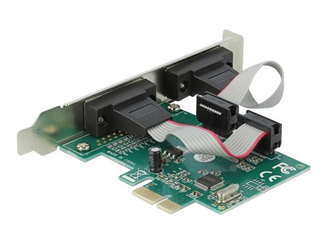 DeLock PCI Express Card to 2 x Serial RS-232 Seriel adapter PCI Express 1.1 x1 921.6Kbps