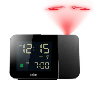 Braun 67160 vækkeur Alarmur Sort LCD