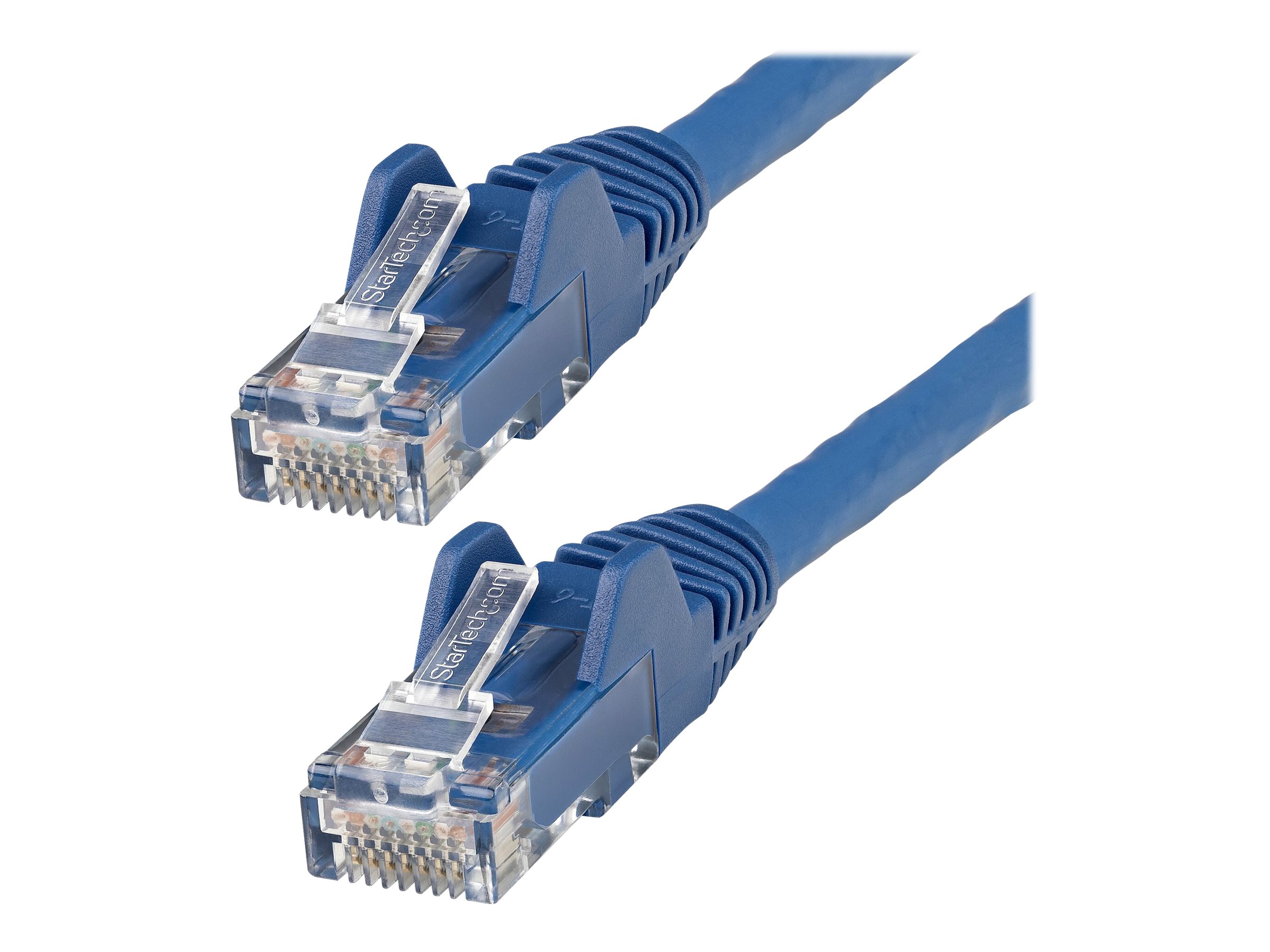 StarTech.com 50cm LSZH CAT6 Cable, 10 Snagless RJ45 100W Network Patch Cord Strain Relief, CAT 6 10GbE UTP, Blue, Individually Tested/ETL, Low Smoke