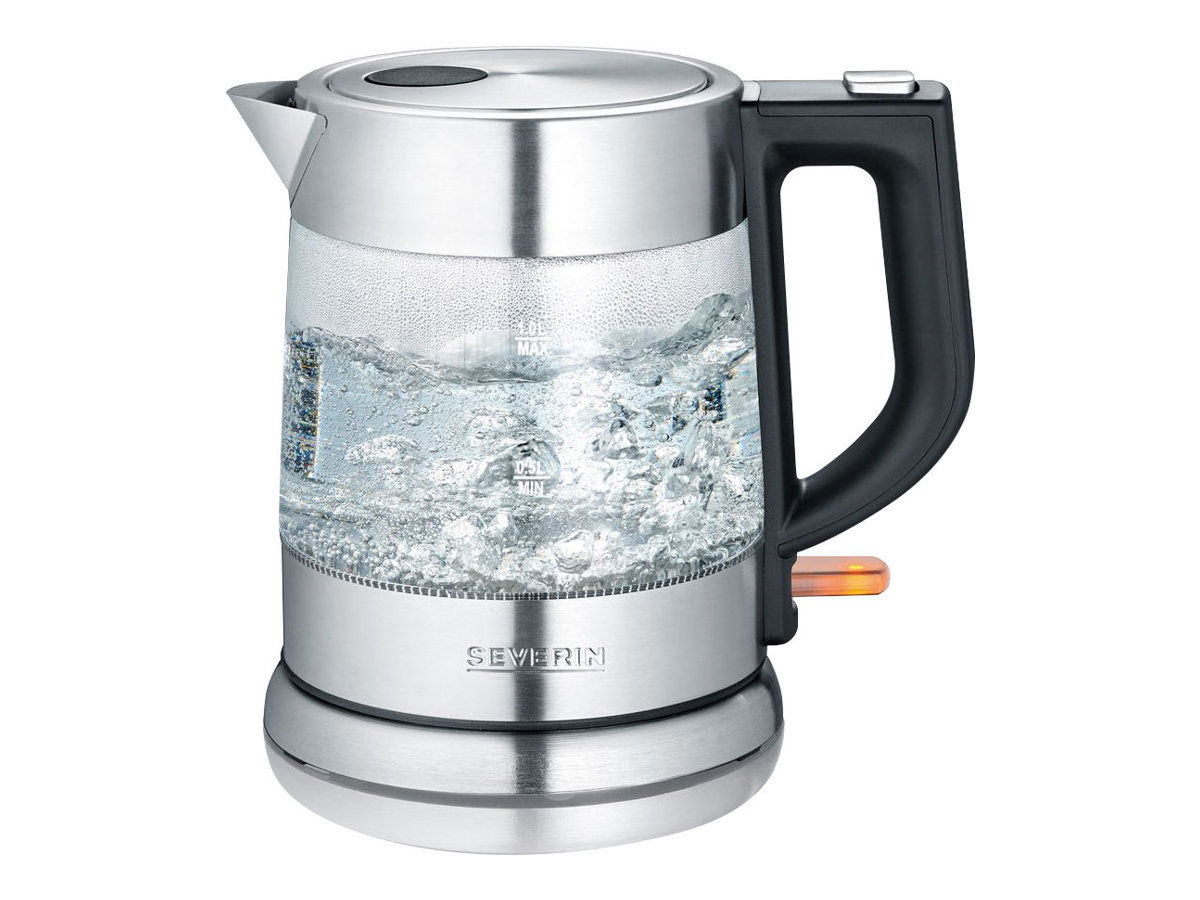 SEVERIN Elkedel WK 3468 - glass/stainless steel/black - Glass/stainless steel/black - 2200 W