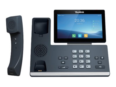 Yealink SIP-T58W PRO - VoIP-telefon - med Bluetooth interface med opkalds-ID - 10-party opkaldskapacitet - SIP, SIP v2, SRTP, RTCP-XR, VQ-RTCPXR - klassisk grå