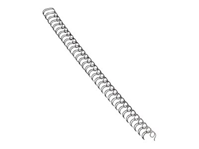 Fellowes spiralrygge 8 mm, 36-50 ark - 3:1 wire, Sort, 100 stk./pak