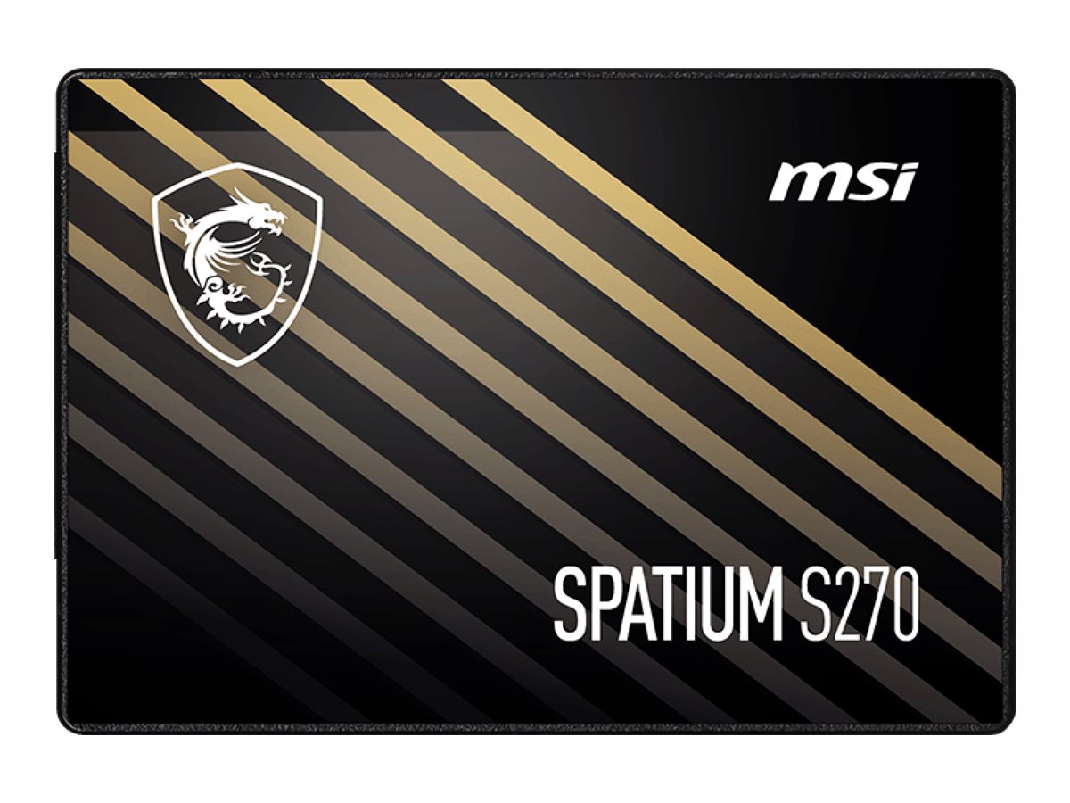 MSI SPATIUM SSD S270 480GB 2.5" Serial ATA-150 Serial ATA-300 Serial ATA-600
