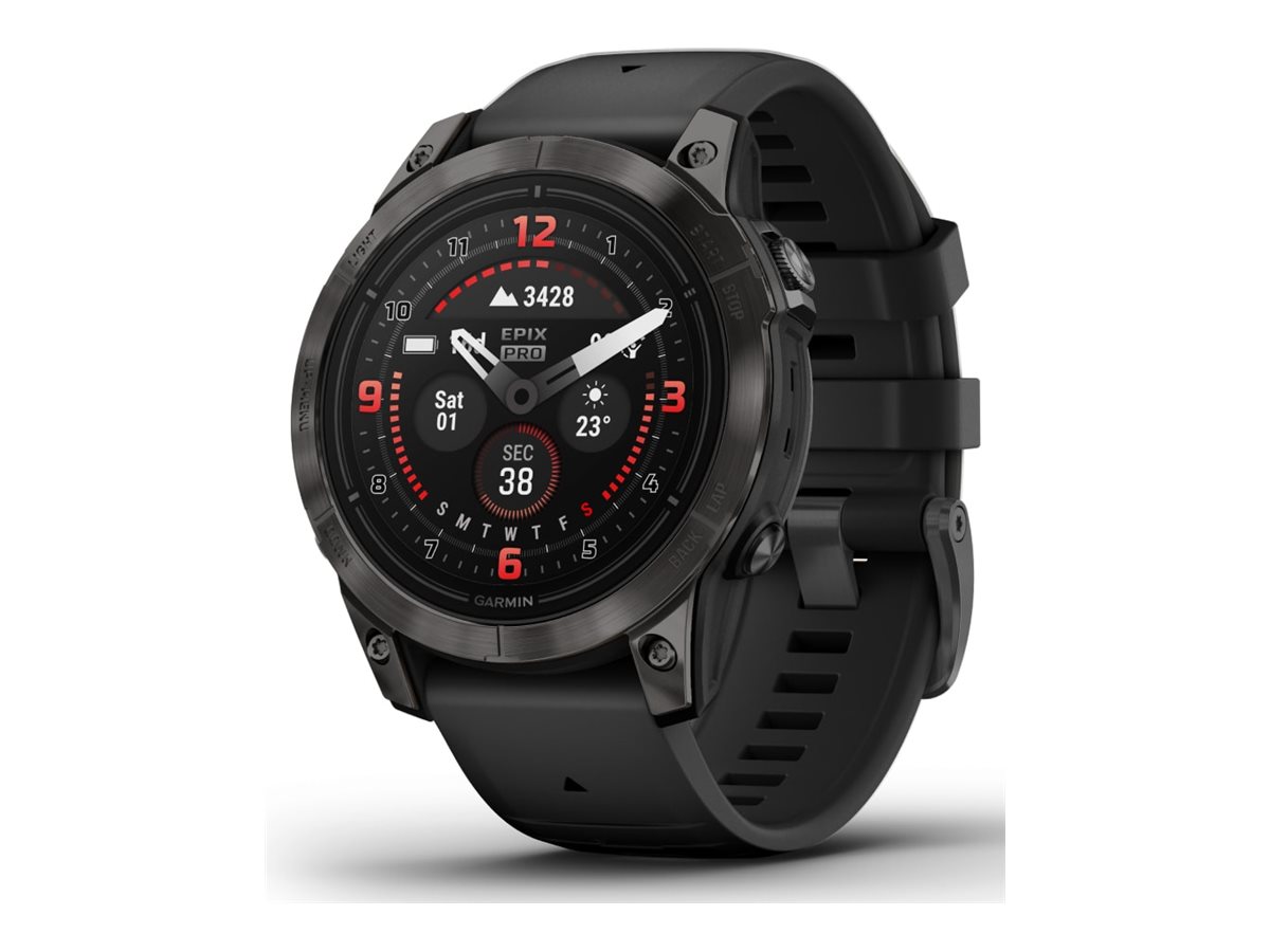 Garmin epix Pro 47 mm Sort SmartWatch billede