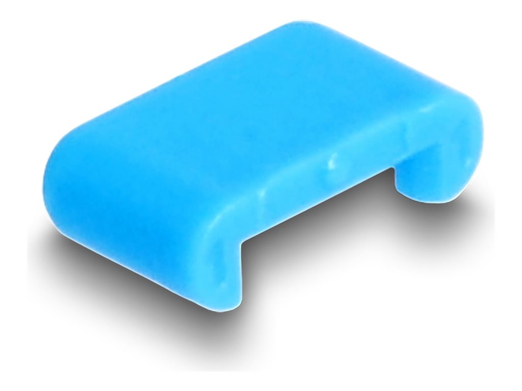 Delock - USB-C portblokker - blå (pakke med 10)