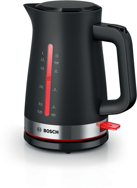 Bosch TWK4M223, 1,7 L, 2400 W, Sort, Plast, Vandmåler, Overophedningsbeskyttelse