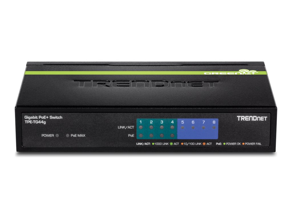TRENDnet - PoE+ switch, 10/100/1000Mbit, 8 porte (65W)