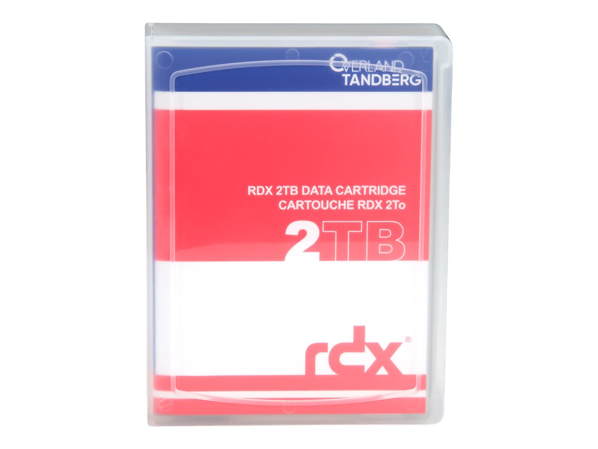 Overland-Tandberg 8731-RDX, RDX-patron, RDX, 2 TB, Sort, RDX QuikStor, 150 MB/s