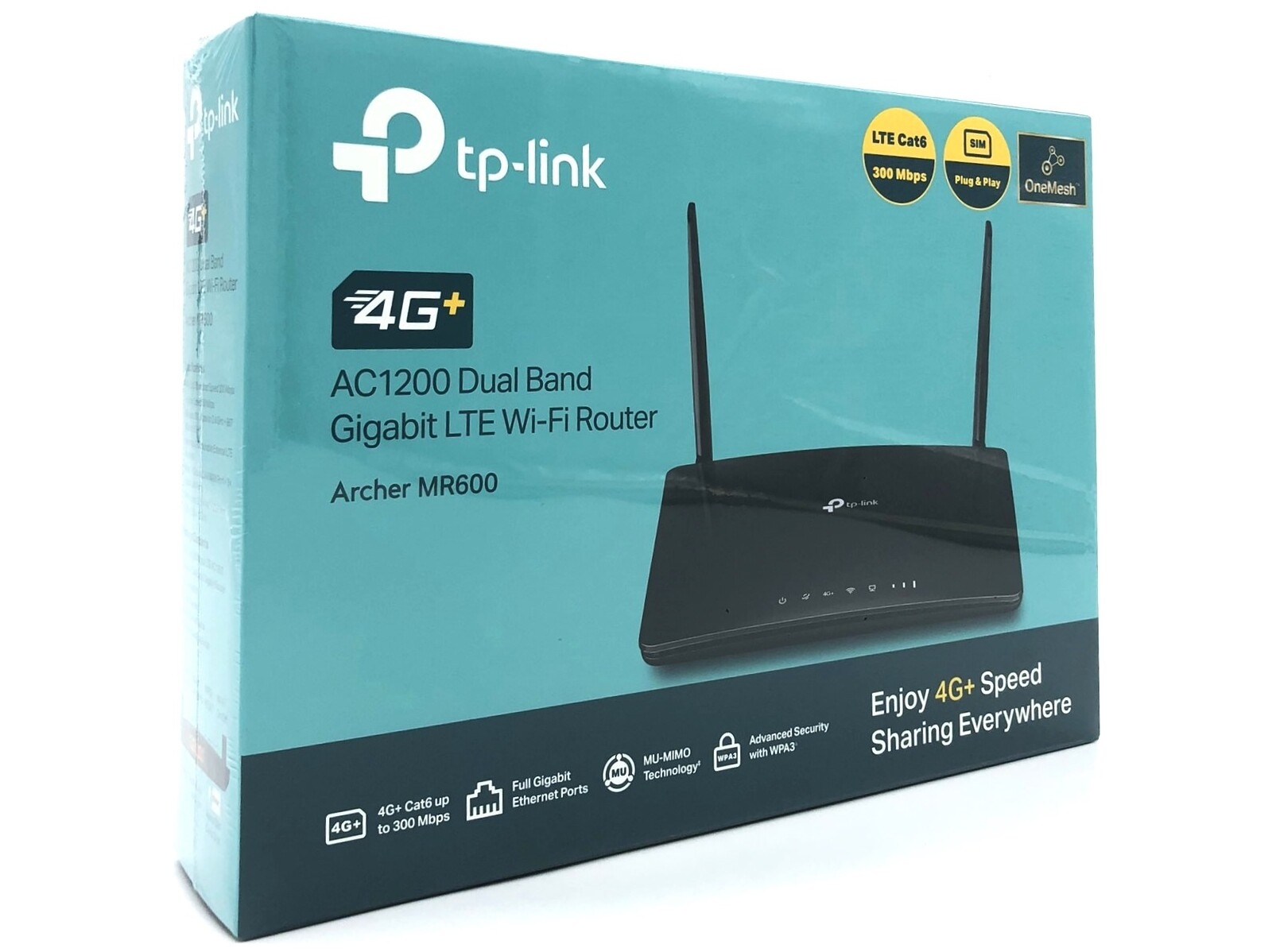 TP-Link Archer MR600 4G+ Cat6 AC1200 Wireless Dual Band Gigabit Router - 4G Wi-Fi 5