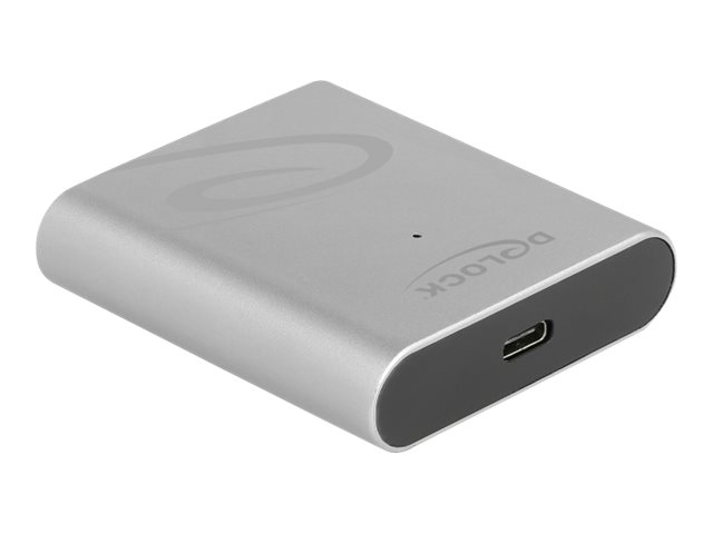 DeLOCK USB Type-C Card Reader aluminium enclosure for CFexpress memory cards Kortadapter USB-C