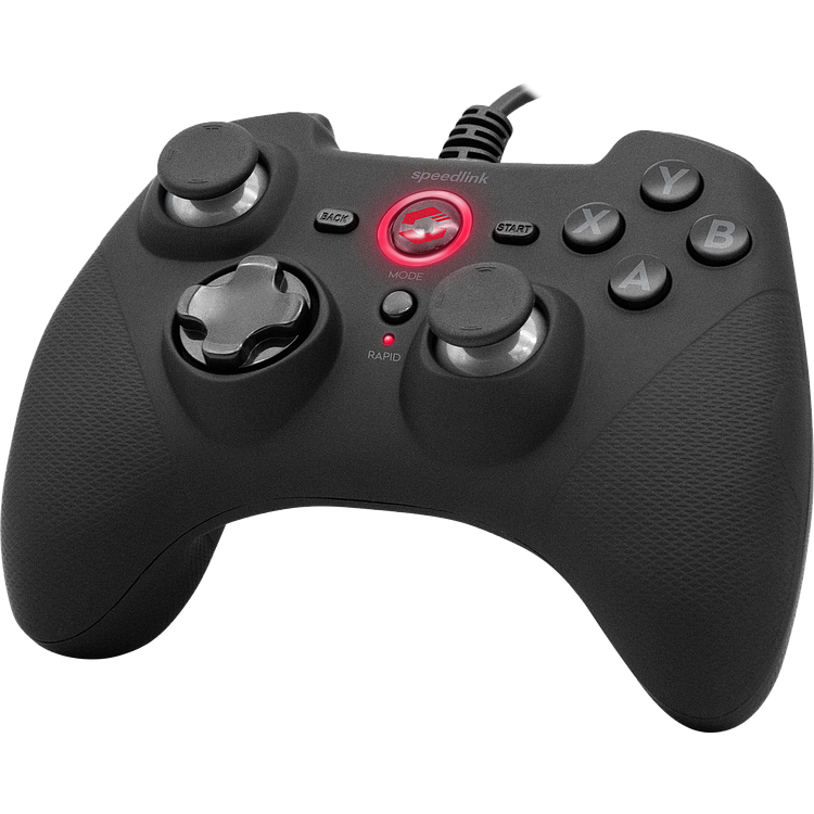 Speedlink - Rait Gamepad for PC/PS3/Switch Rubber Controller - GEEKD.dk
