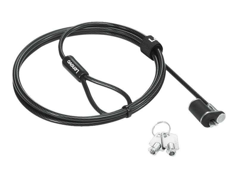 Lenovo NanoSaver Essential - Sikkerhedskabelslås - 1.5 m - for ThinkBook 14s Yoga G2 IAP  ThinkPad L13 Yoga Gen 3  L15 Gen 3  P1 Gen 5  T14s Gen 3
